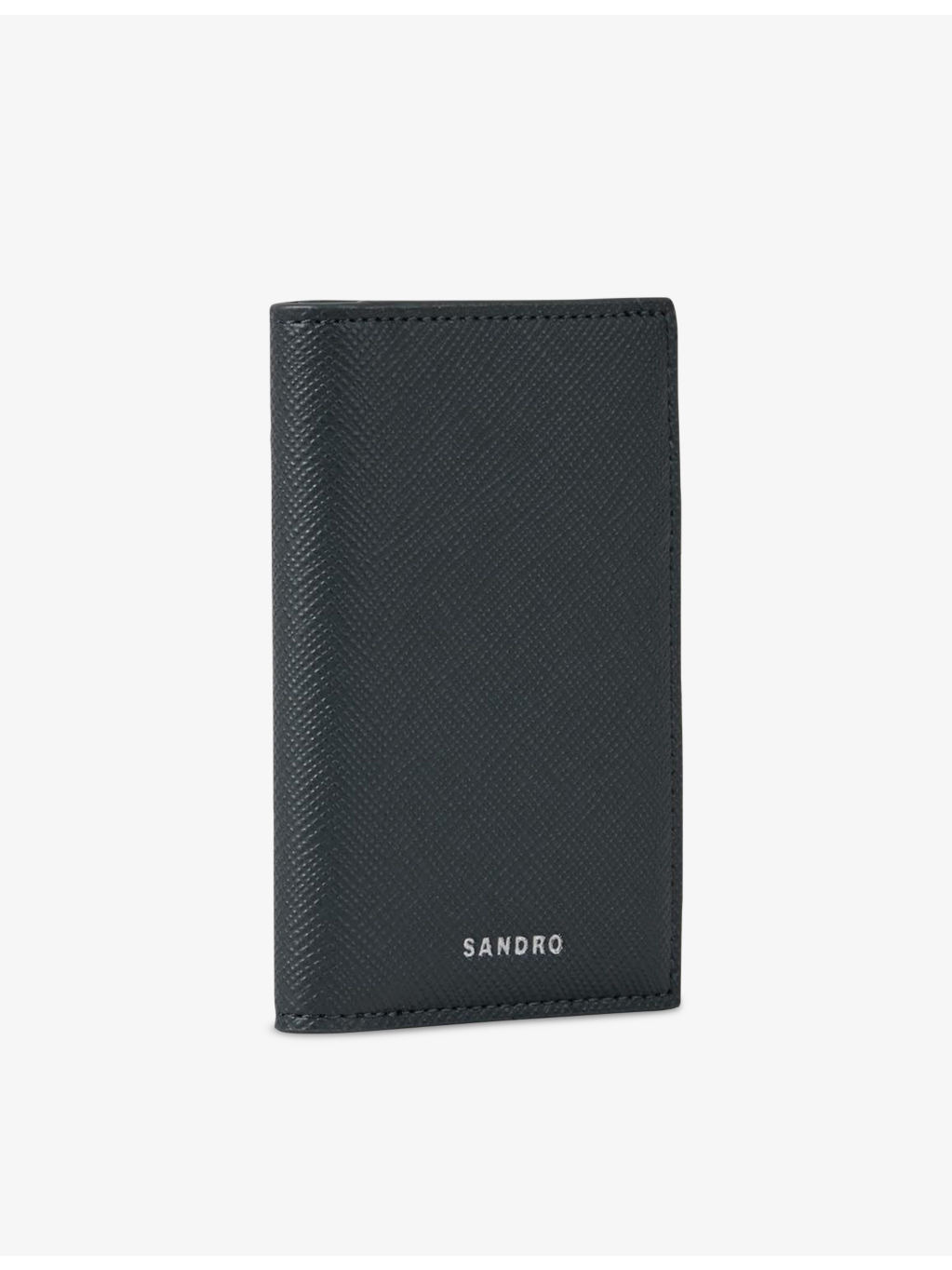 Logo-embossed faux-leather card holder - 2