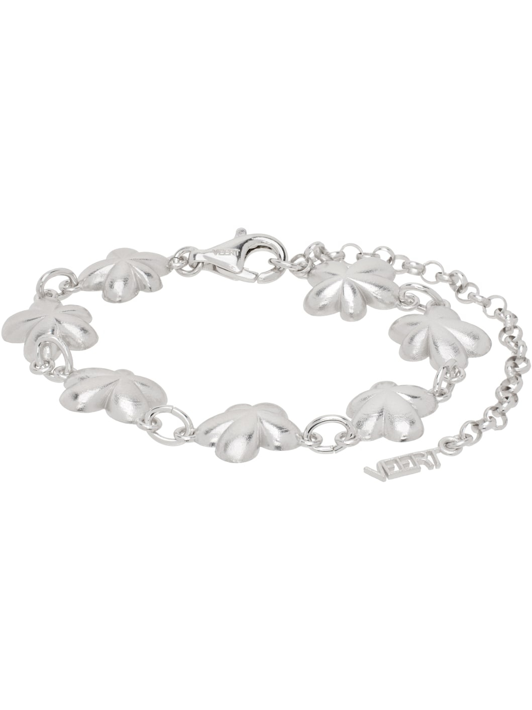 【関税込み】VEERT 'The Plain Flower' ブレスレット VEERT White Gold 'The Plain Flower' Bracelet | REVERSIBLE