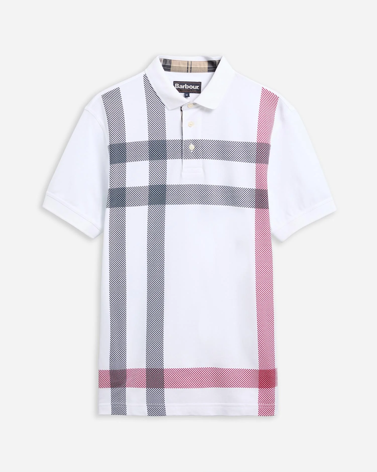 Blaine Tartan Short-Sleeved Polo Shirt - 1