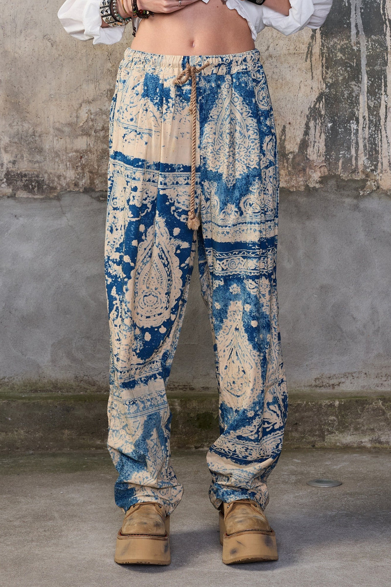 PLEATED RELAXED PANT WITH ELASTIC WAIST 3