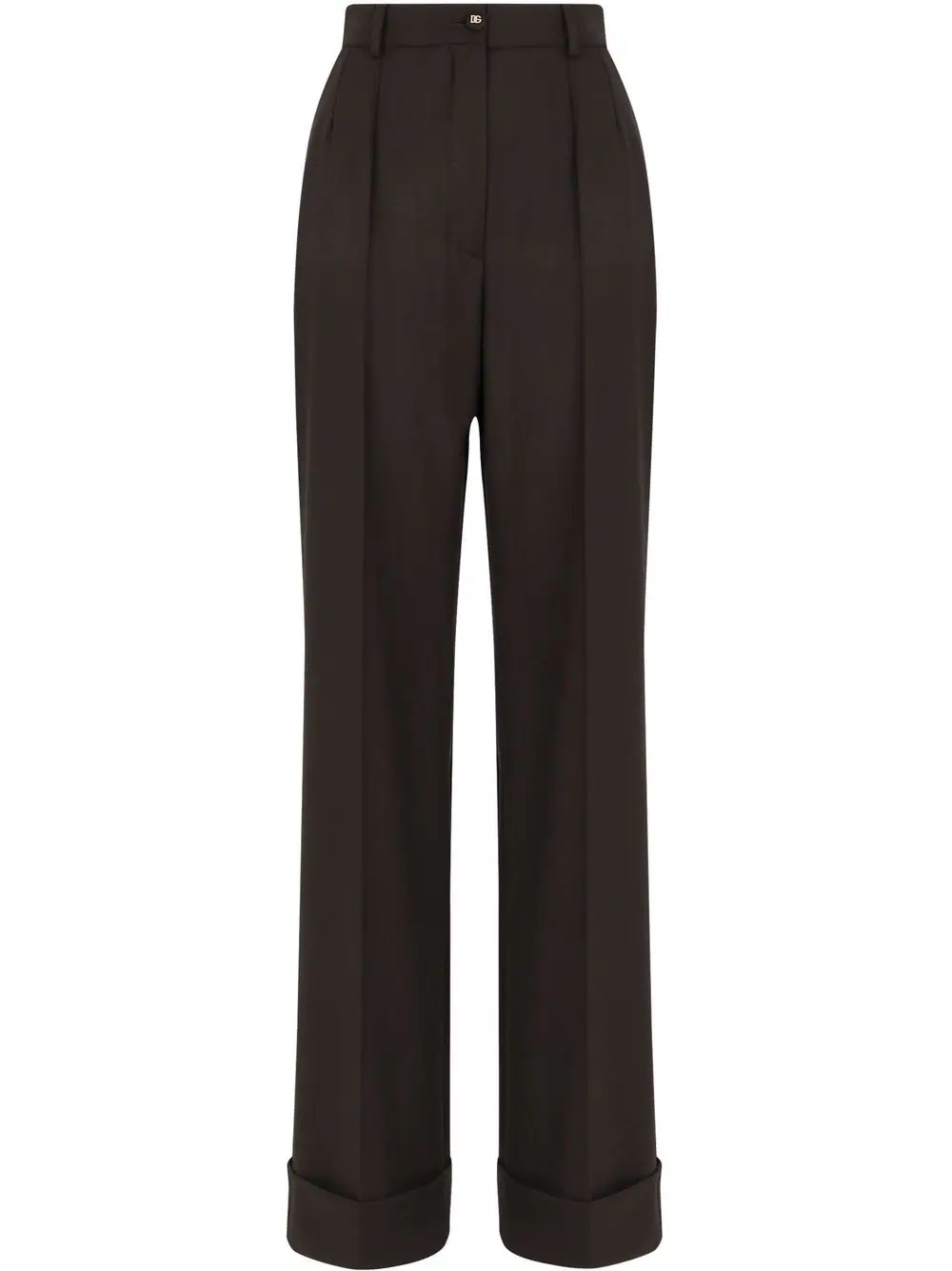 high-waist wide-leg trousers - 1