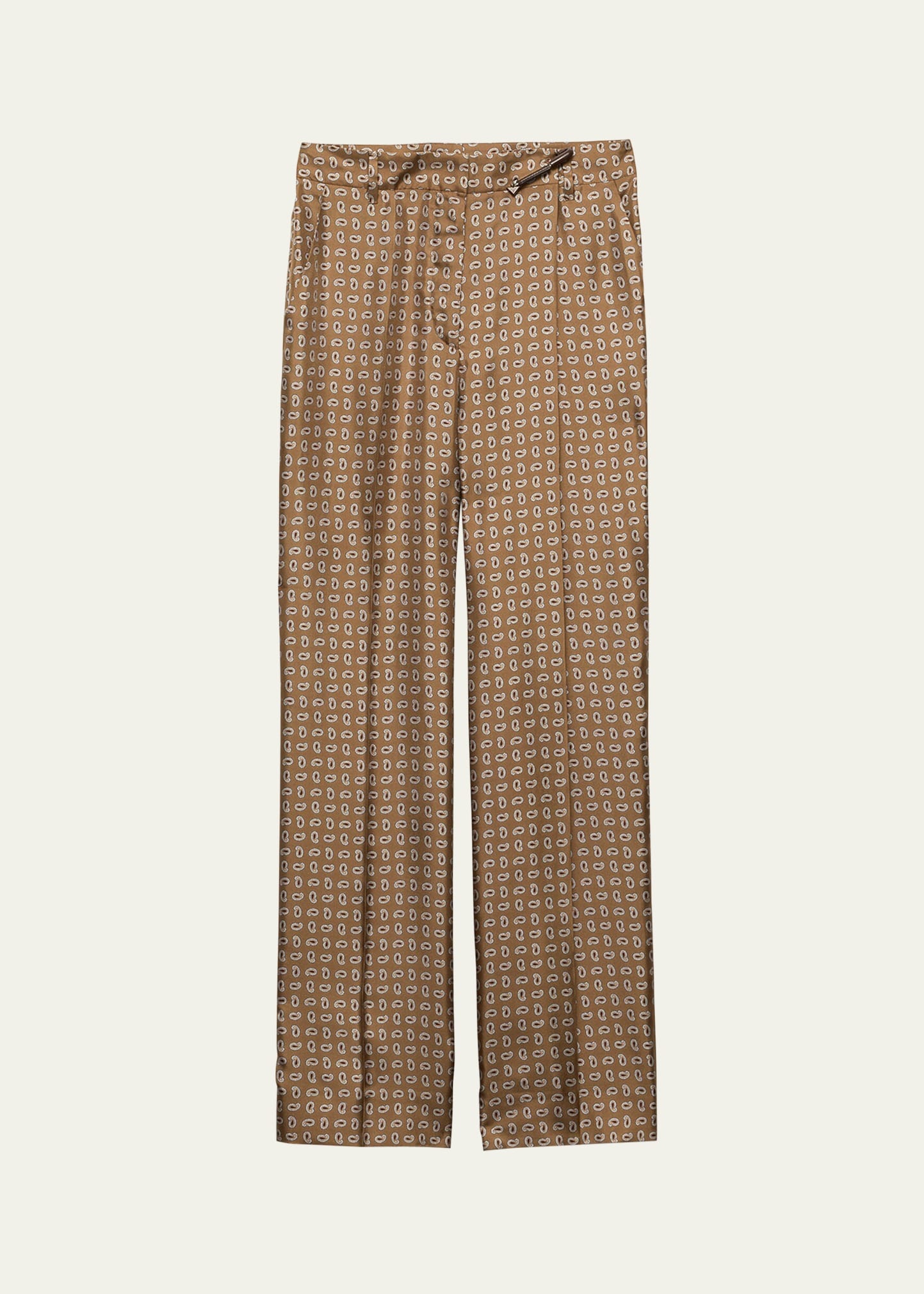 パンツ Prada Wide-Leg Paisley Print Twill Trousers Prada Paisley Wide Leg Silk Twill Pants | bergdorfgoodman