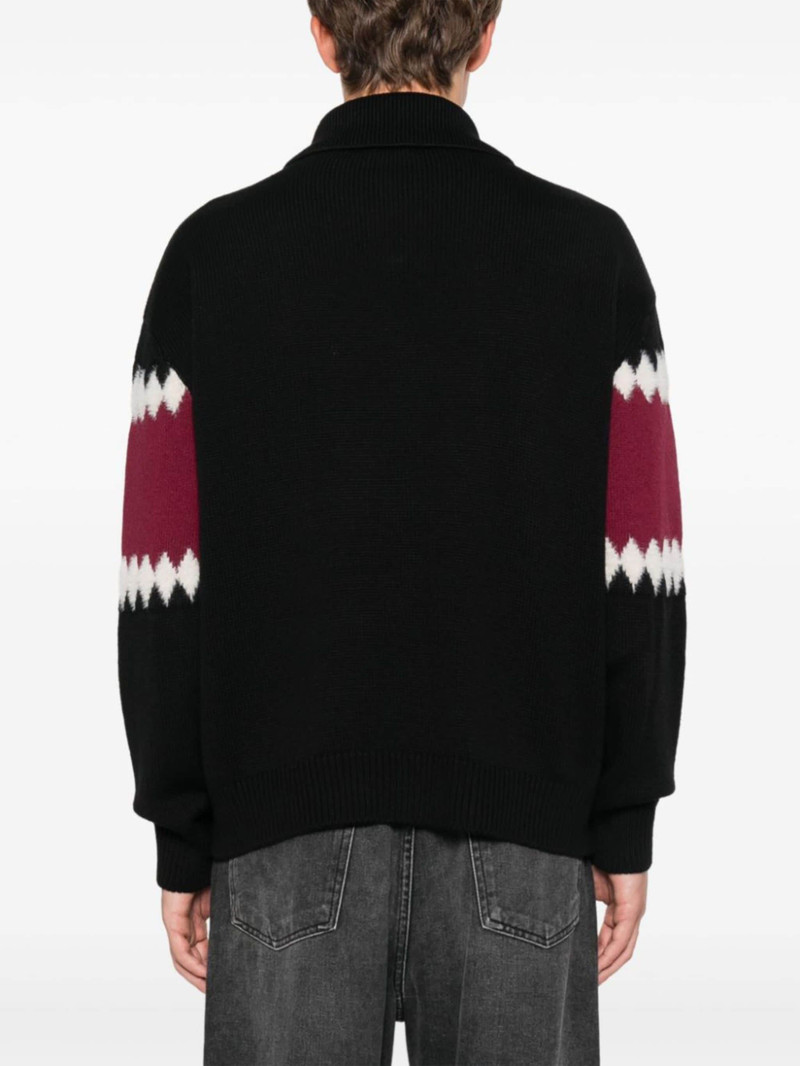 logo-intarsia sweater 4