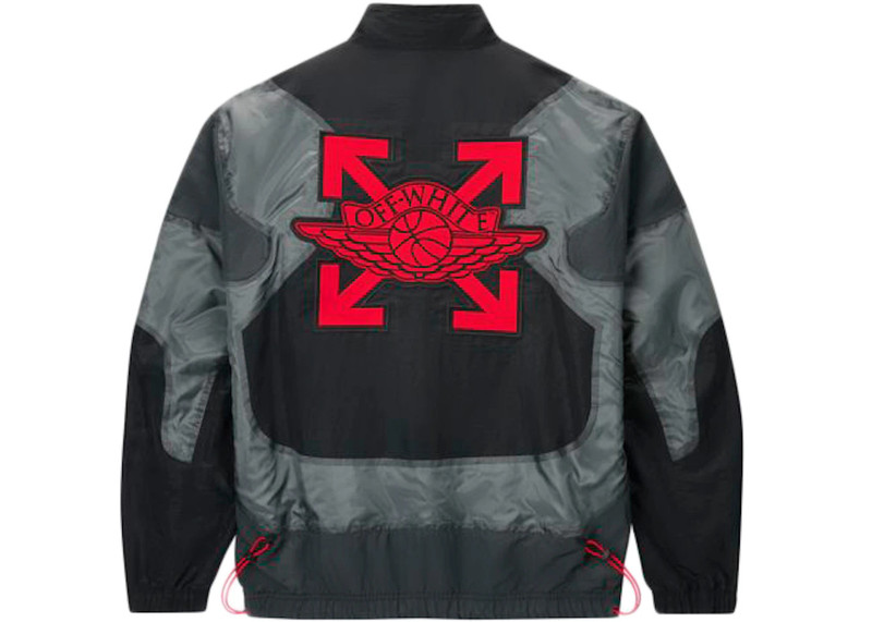 Off-White OFF-WHITE x Jordan Woven Jacket Black outlook