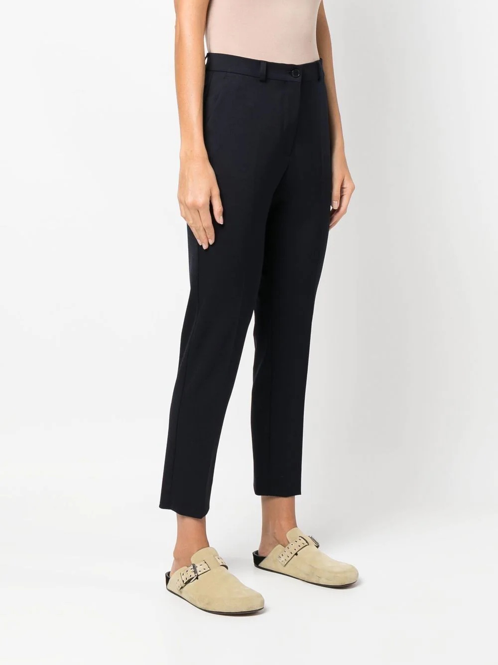 mid-rise cropped trousers - 3