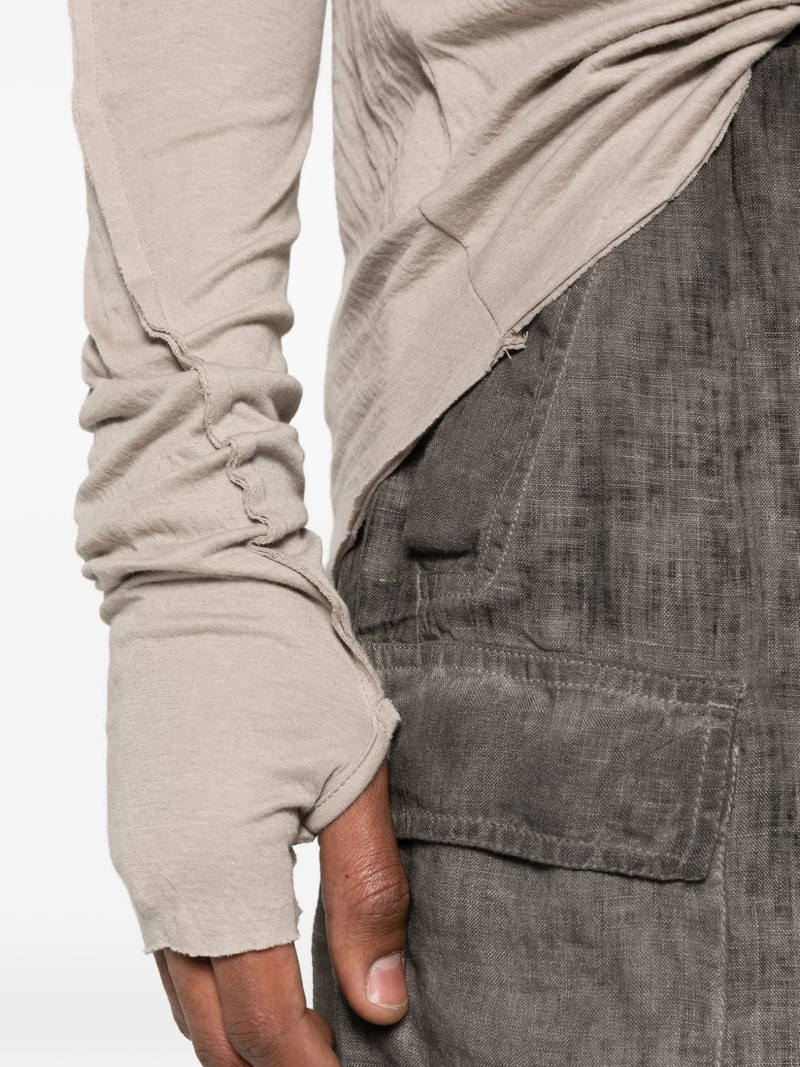 raw-cut long-sleeve T-shirt 5