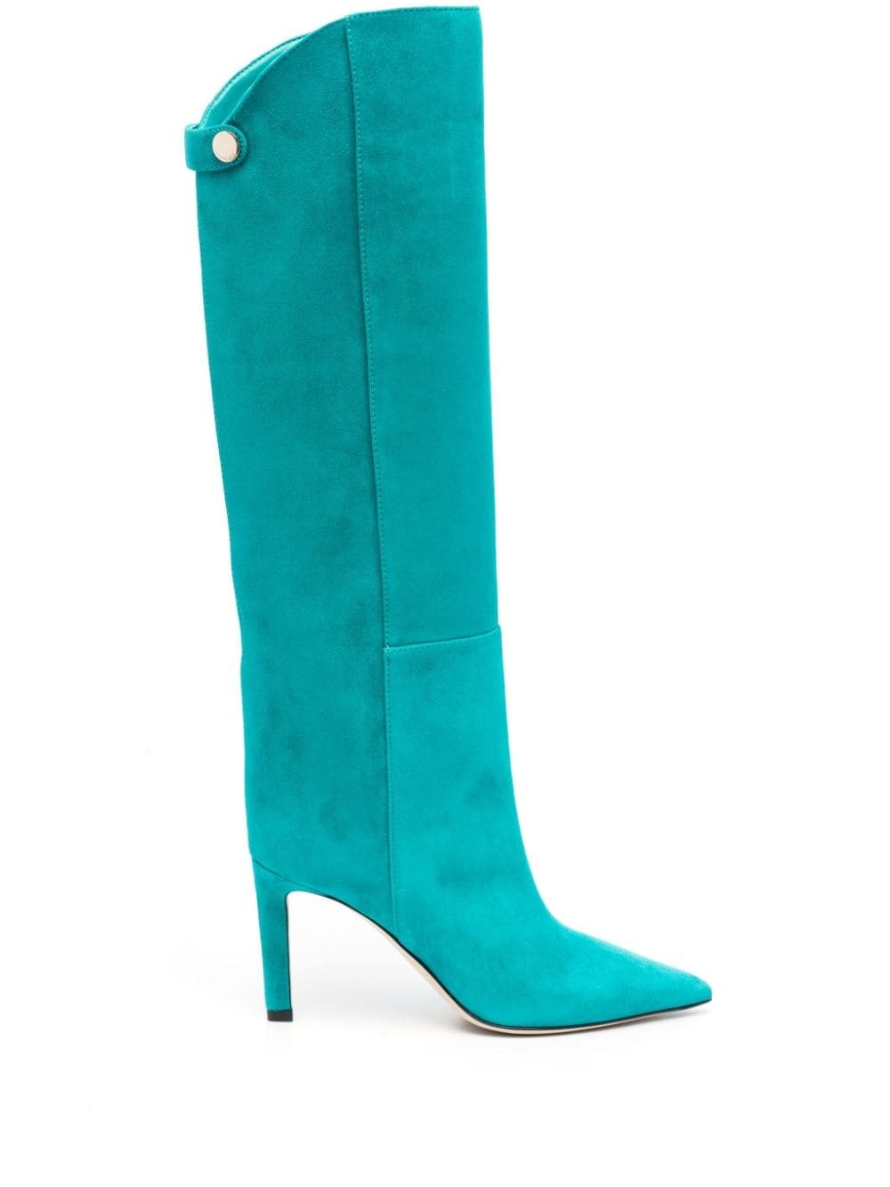 Jimmy Choo Blue Kinsey Boots