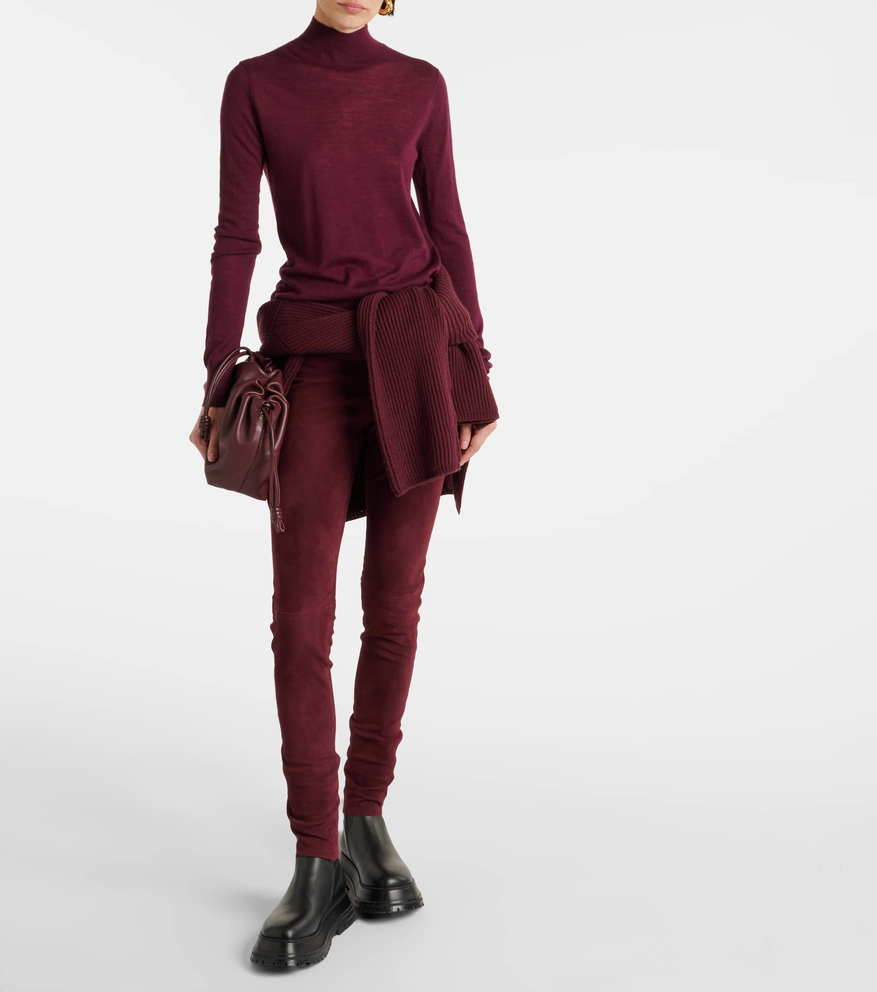 Suede leggings - 2