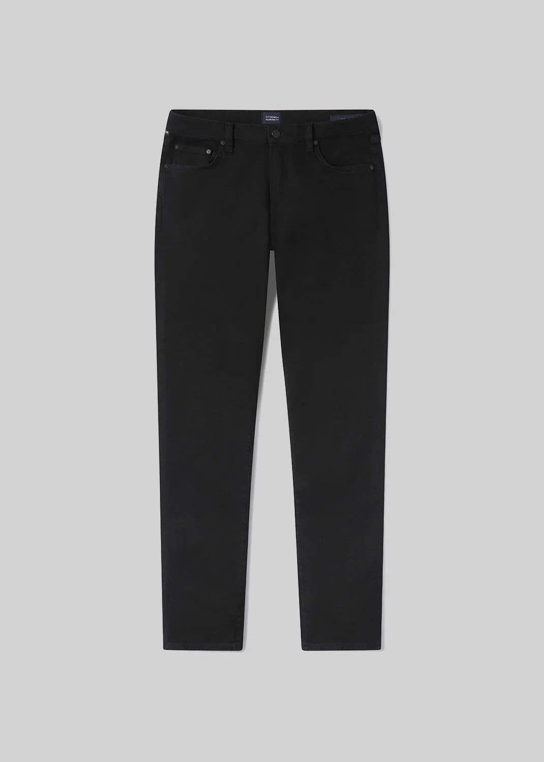 London Tapered Slim Cashmere Denim in Starless - 1
