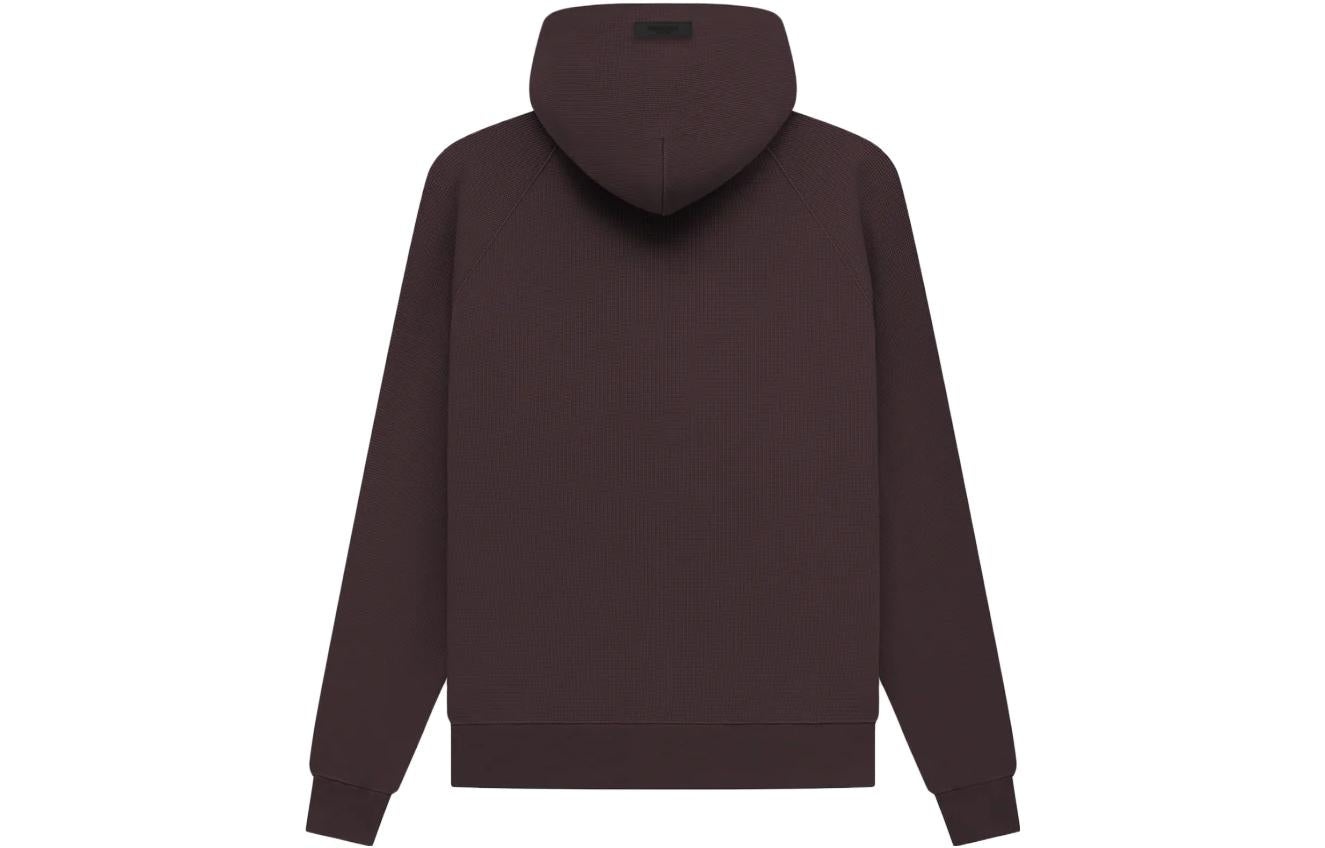 Fear of God Essentials SS23 Waffle Raglan Hoodie 'Plum Purple' FOG-SS23-036 - 3