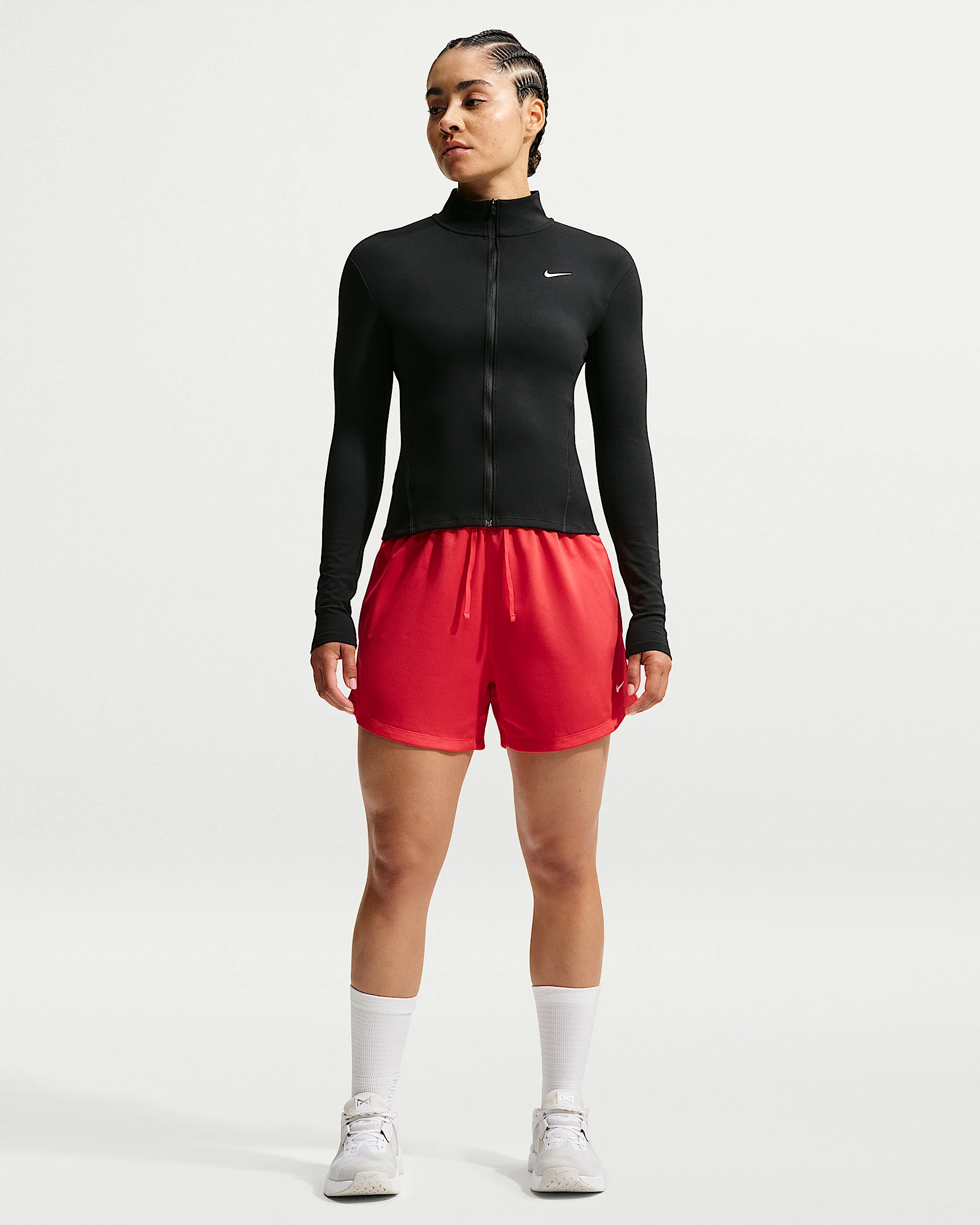 Nike Attack Women's Dri-FIT Mid-Rise 4" Shorts - 1
