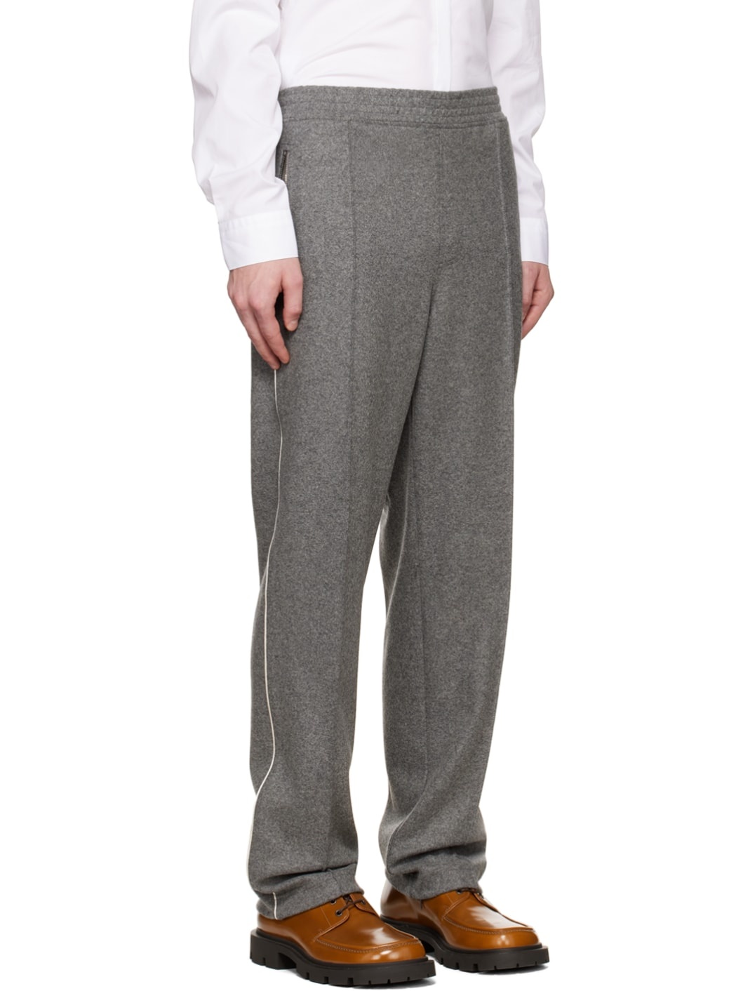 Gray Loose Trousers - 2
