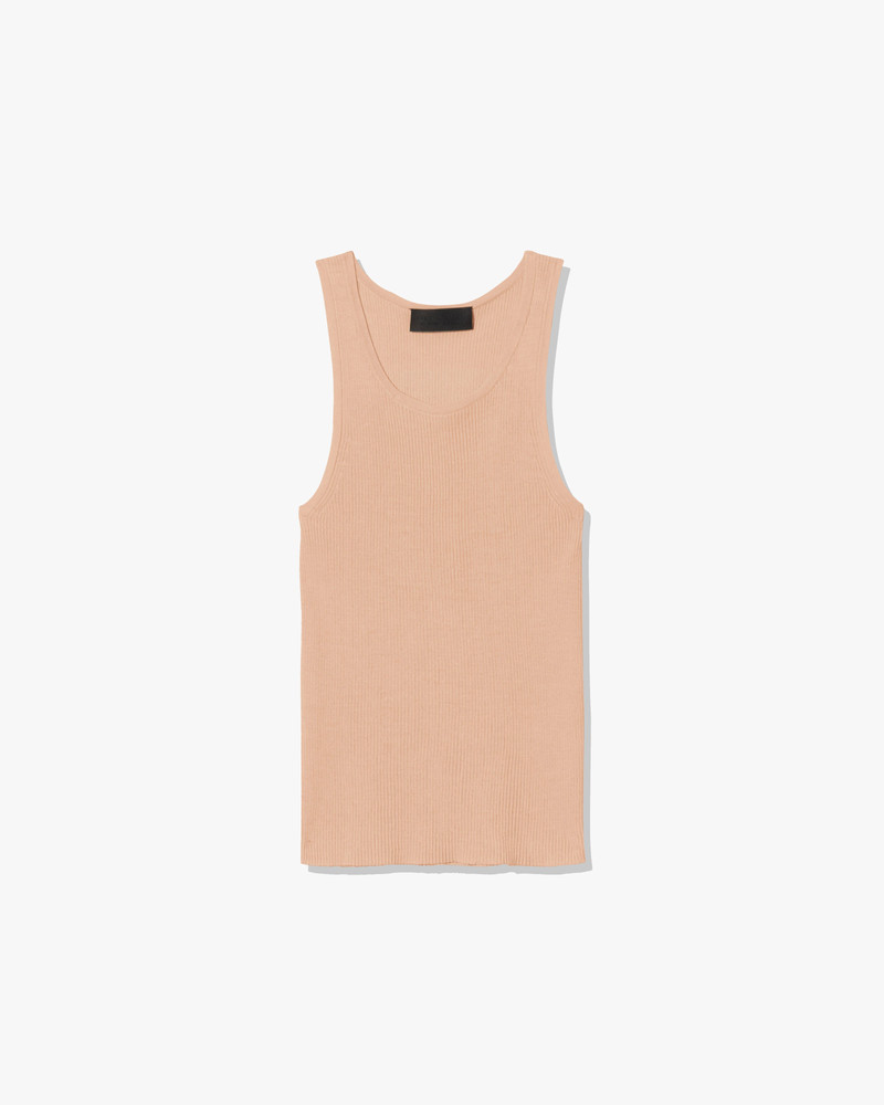 LOTTIE SILK KNIT TANK 1