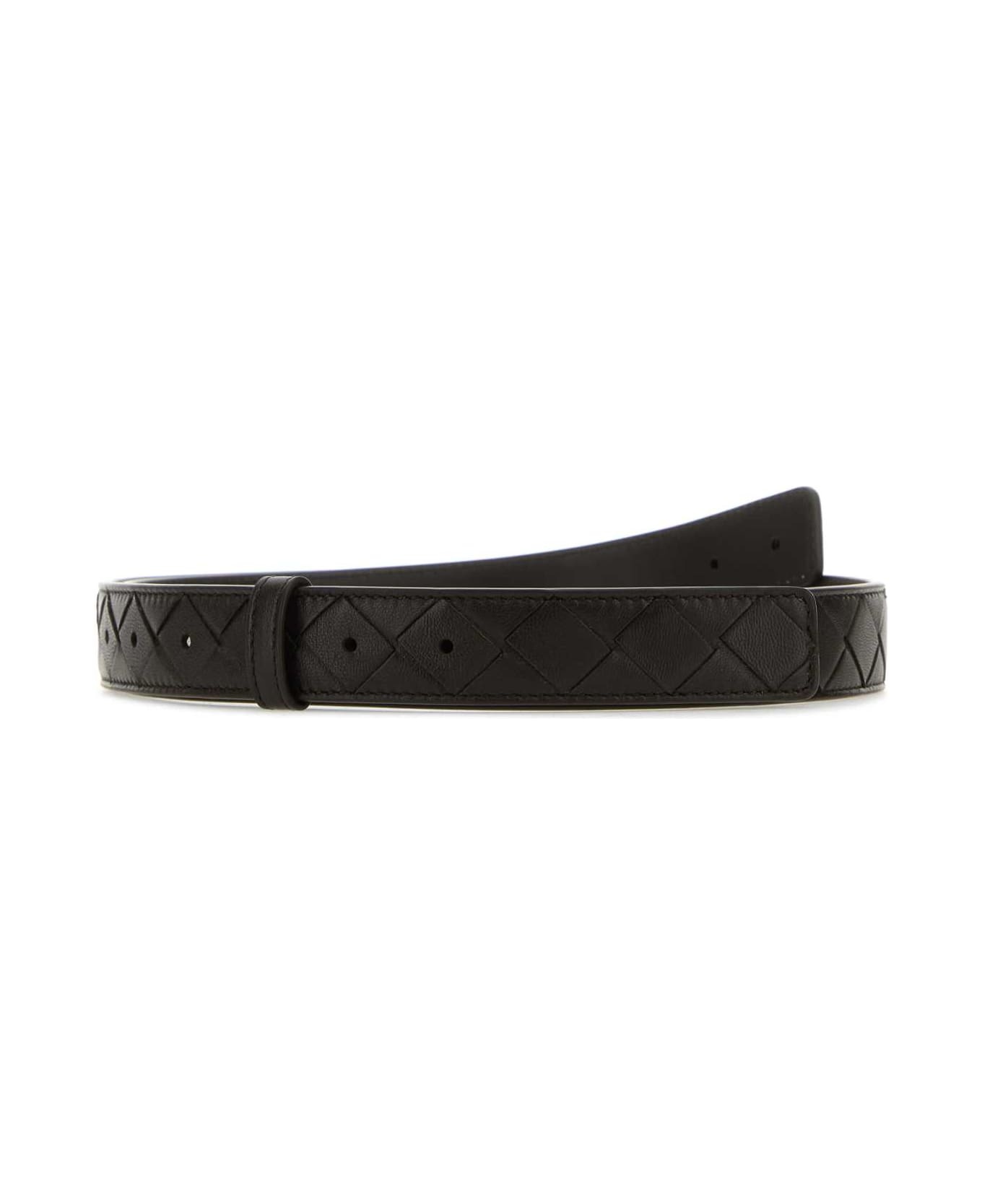Dark Brown Leather Belt - 1