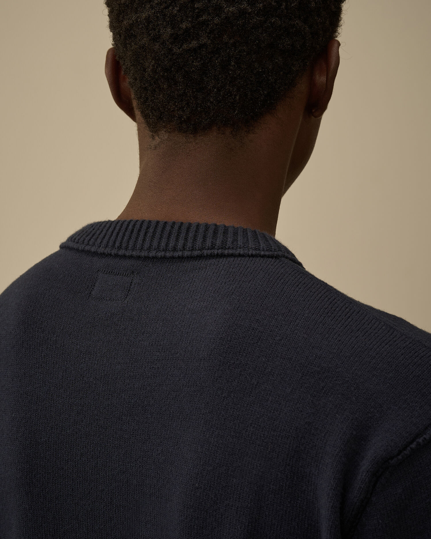 Soft Cotton Stretch Crewneck Sweater - 6
