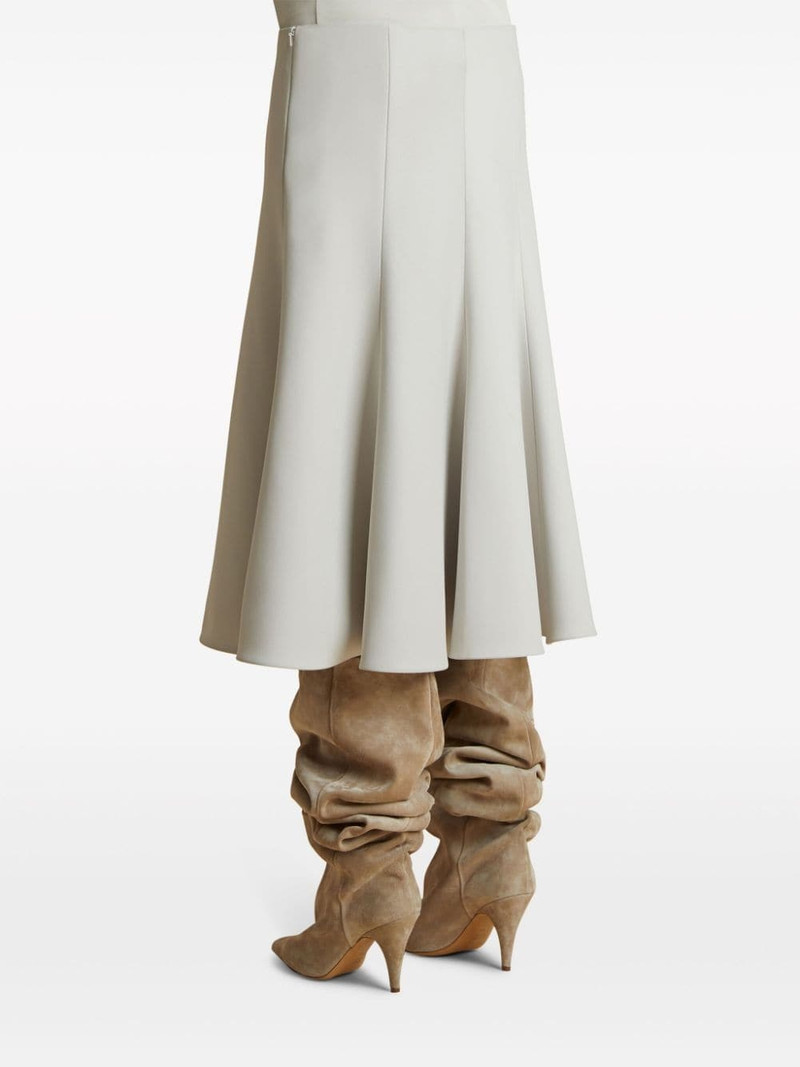 The Lennox flared crepe skirt 4
