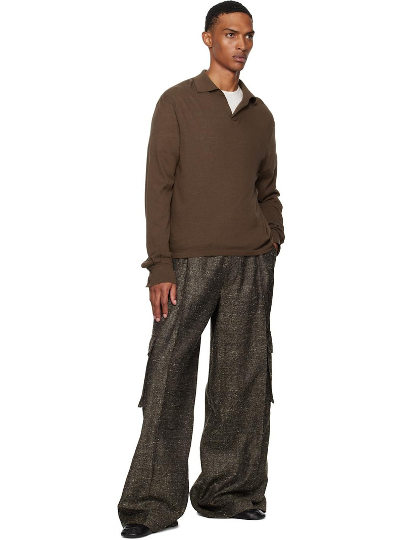 Dries Van Noten Black Leather Loafers outlook