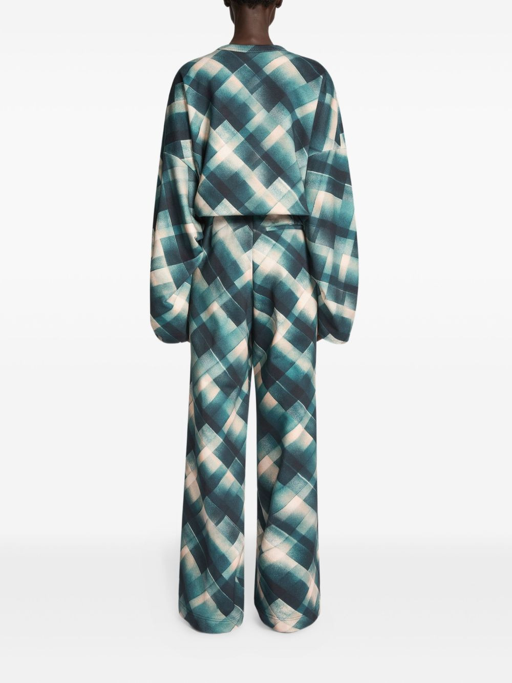 geometric-print sweatshirt - 4