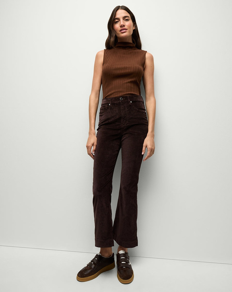 VERONICA BEARD CARSON ANKLE FLARE VELVET outlook