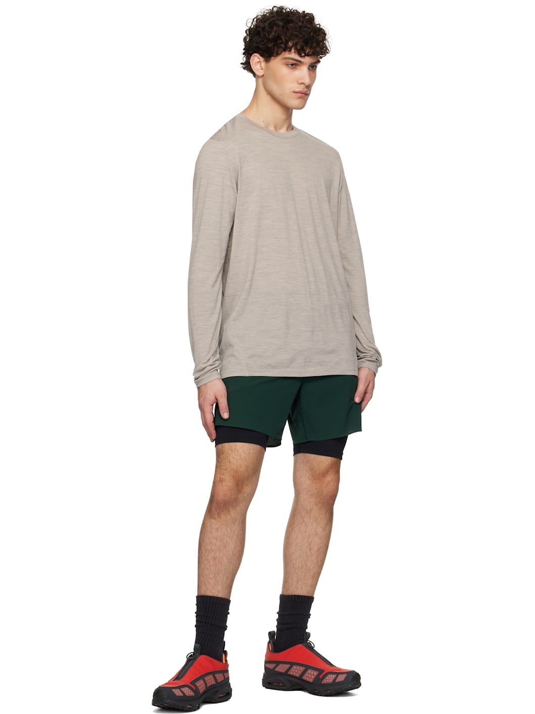 Green Dot Air Running Shorts - 4