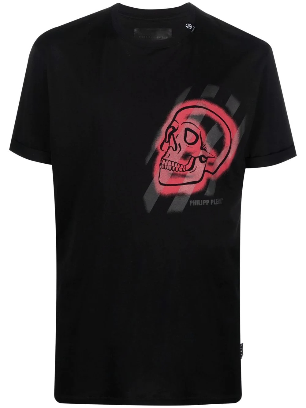 skull-print T-shirt - 1