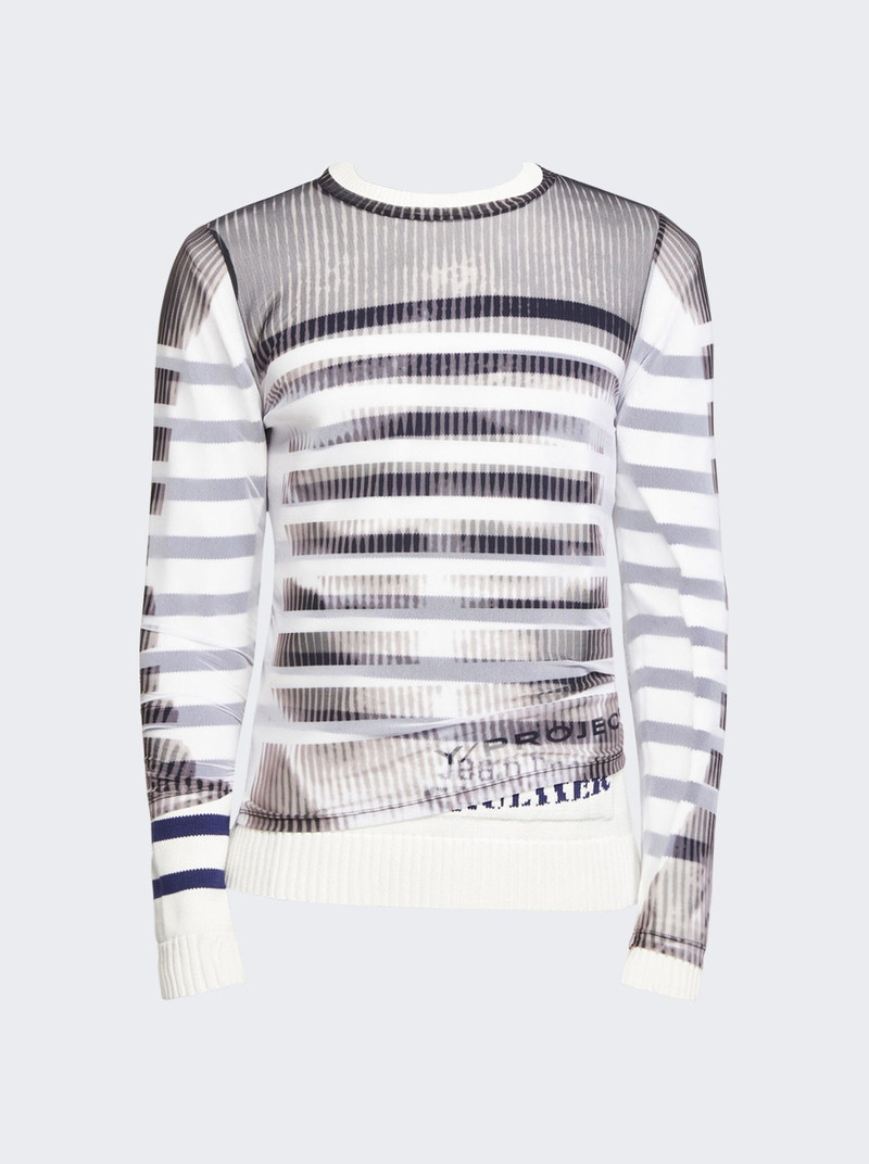 x Jean Paul Gaultier striped jumper 1