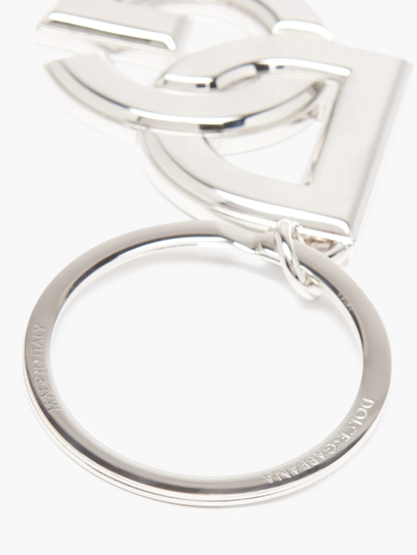 Monogram metal key ring - 4