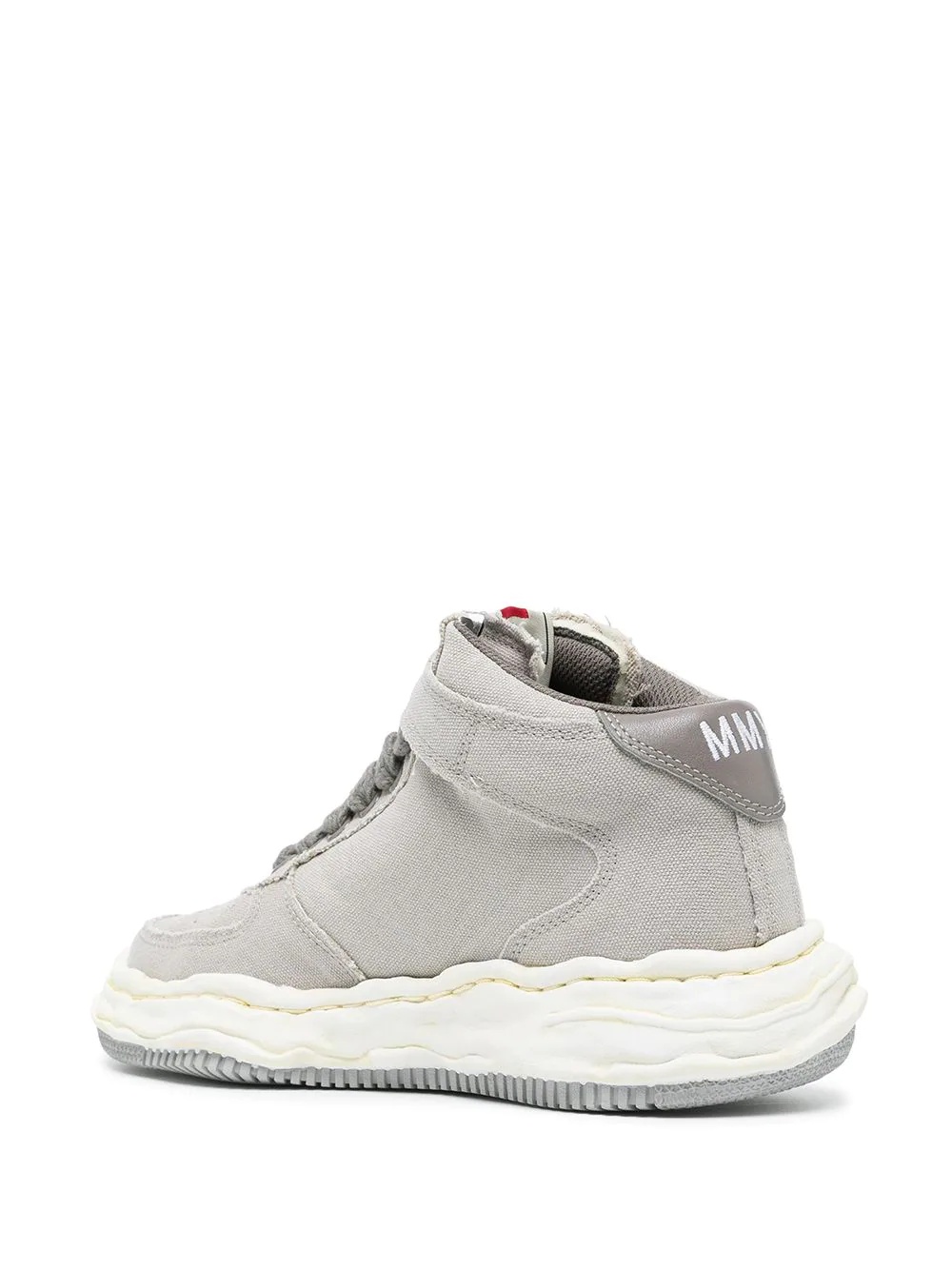 high-top lace-up sneakers - 3