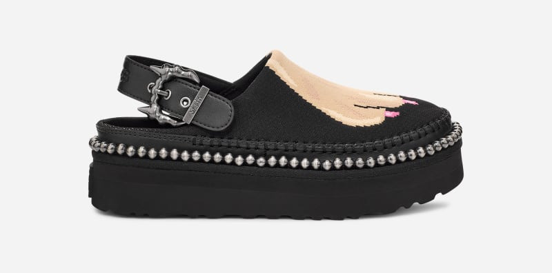 ® CS Dog Clog Knit/Recycled Materials Clogs Slippers in Black 1