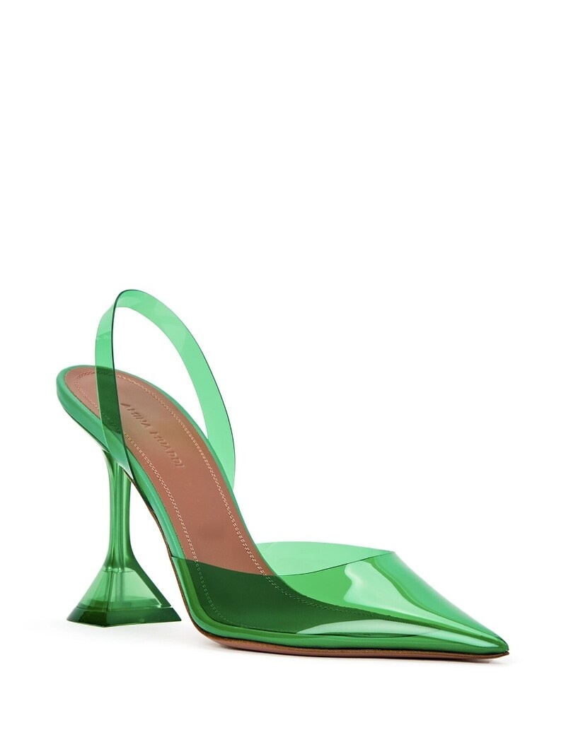 Holli Glass Sling 95 slingback pumps - 2