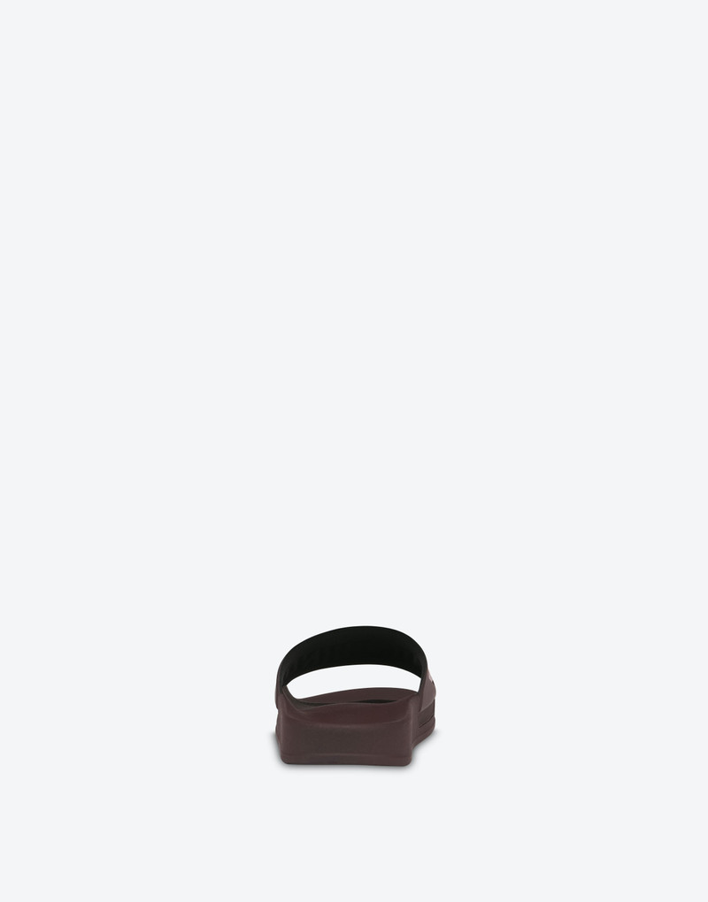 Moschino PVC POOL SLIDERS WITH LOGO outlook
