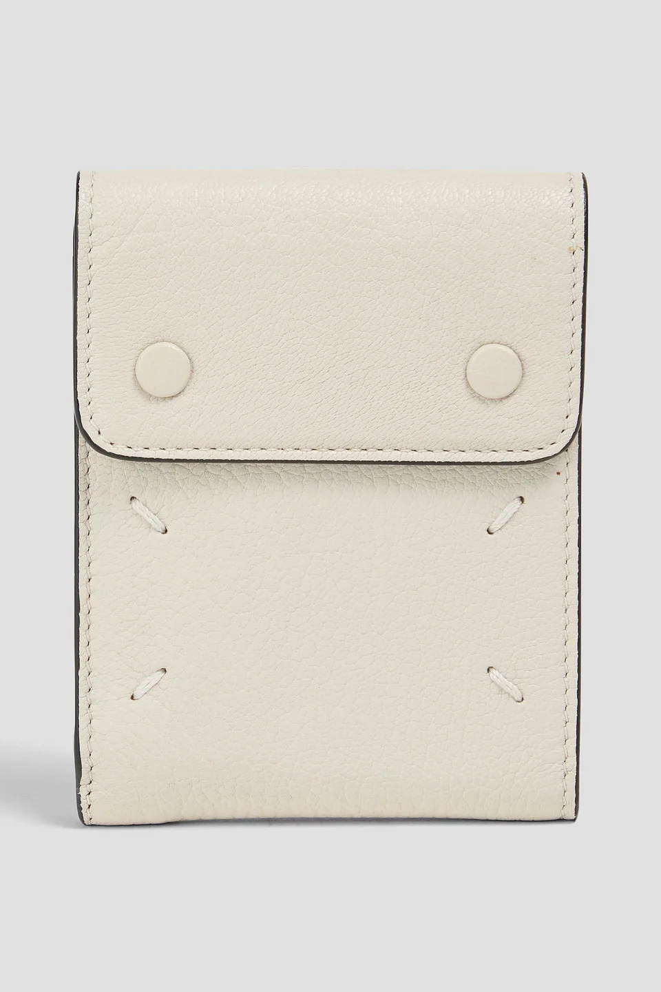 Four Stitches pebbled-leather wallet - 1