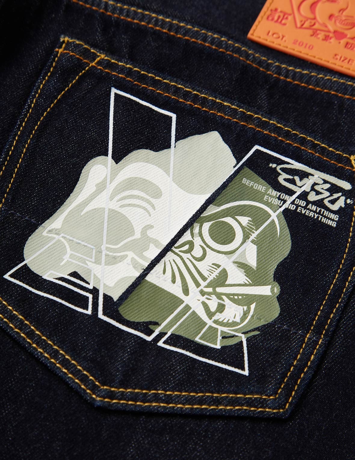 GODHEAD DARUMA AND KAMON SLIM STRAIGHT FIT JEANS #2010 - 11