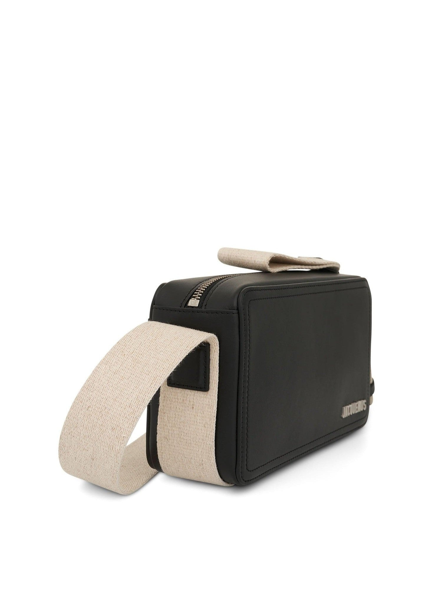 Le Cuerda Horizontal Leather Bag in Black - 2