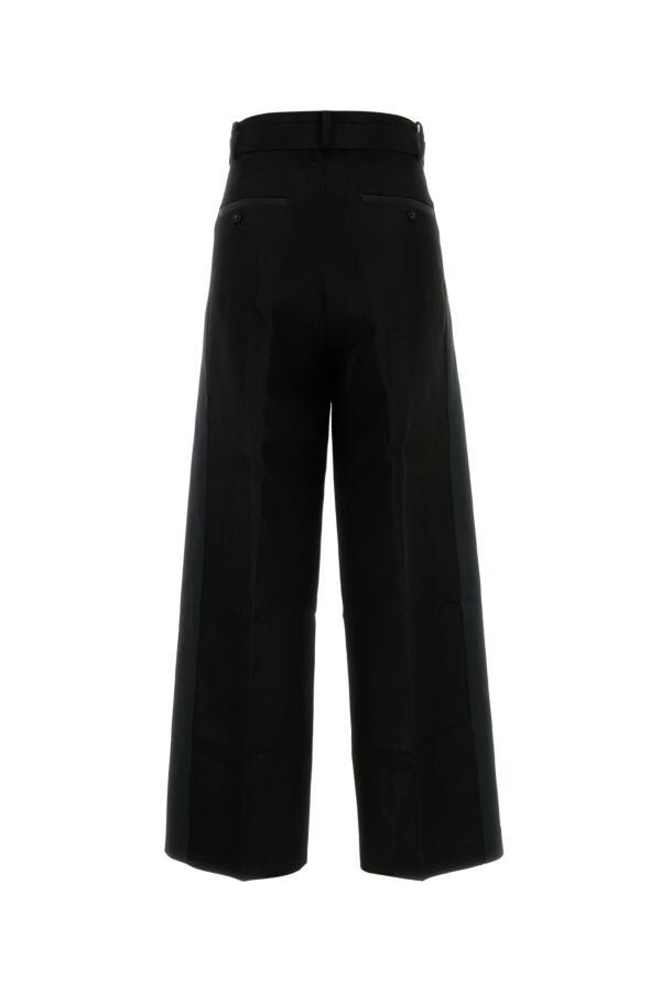 Sacai Women Double-Faced Silk Cotton Pants - 2