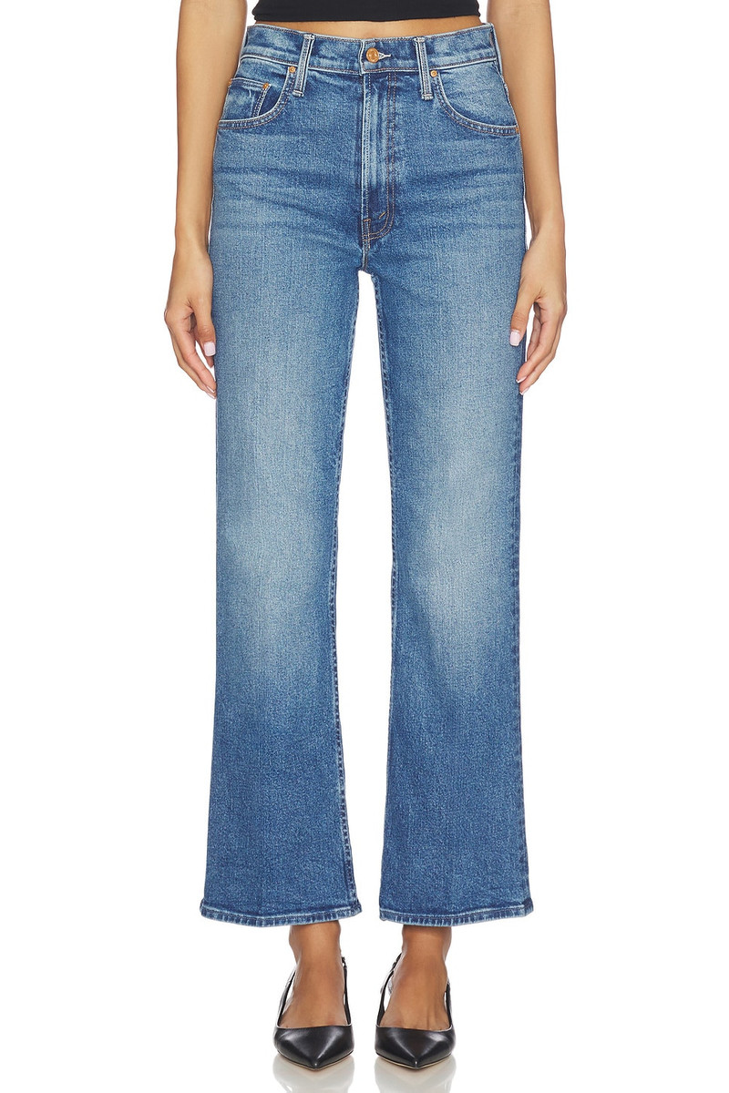 Lil Petite High Waisted Bookie Sneak Jeans 1