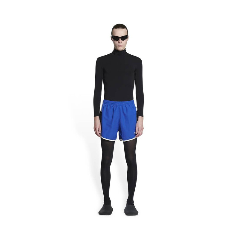 Women's 3b Sports Icon Tracksuit Running Shorts in Dark Blue 3