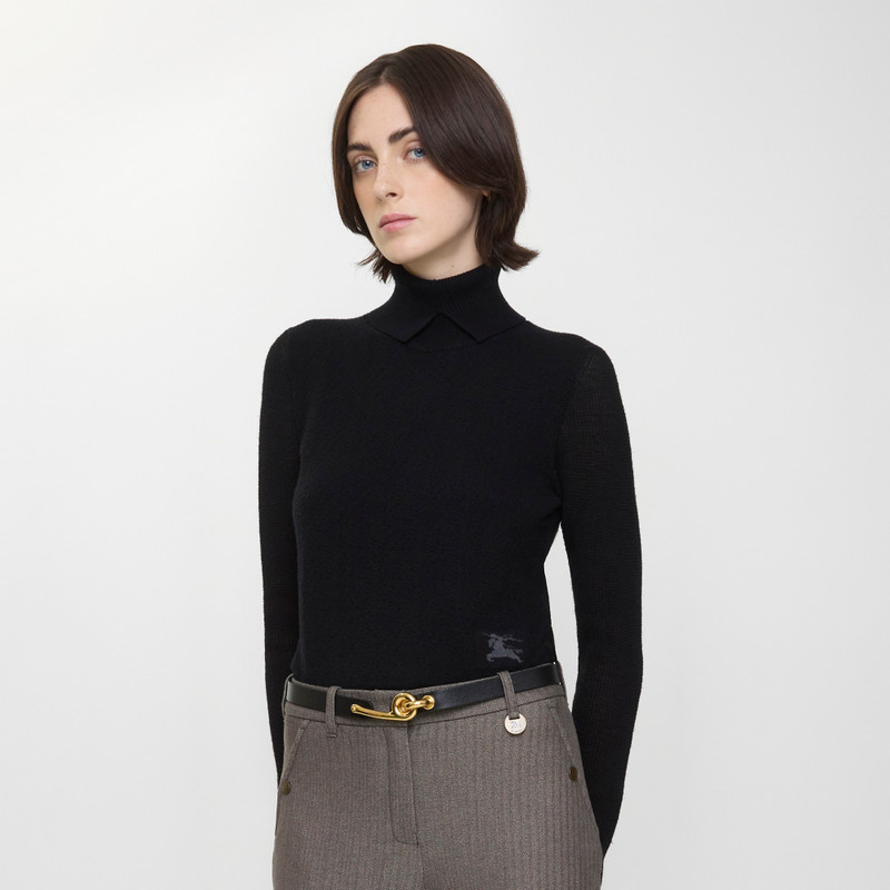 Burberry Thin Leather Bridle Belt outlook