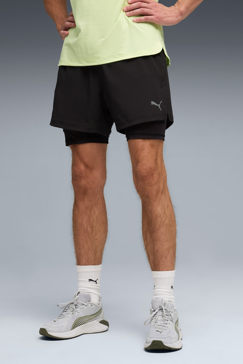 PUMA PWRMODE Training Men's 2-in-1 Stretch Woven Shorts outlook