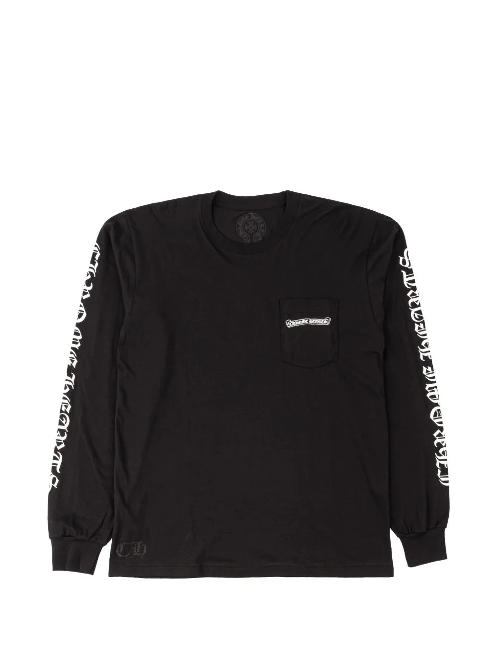 logo-print long-sleeve T-shirt - 1