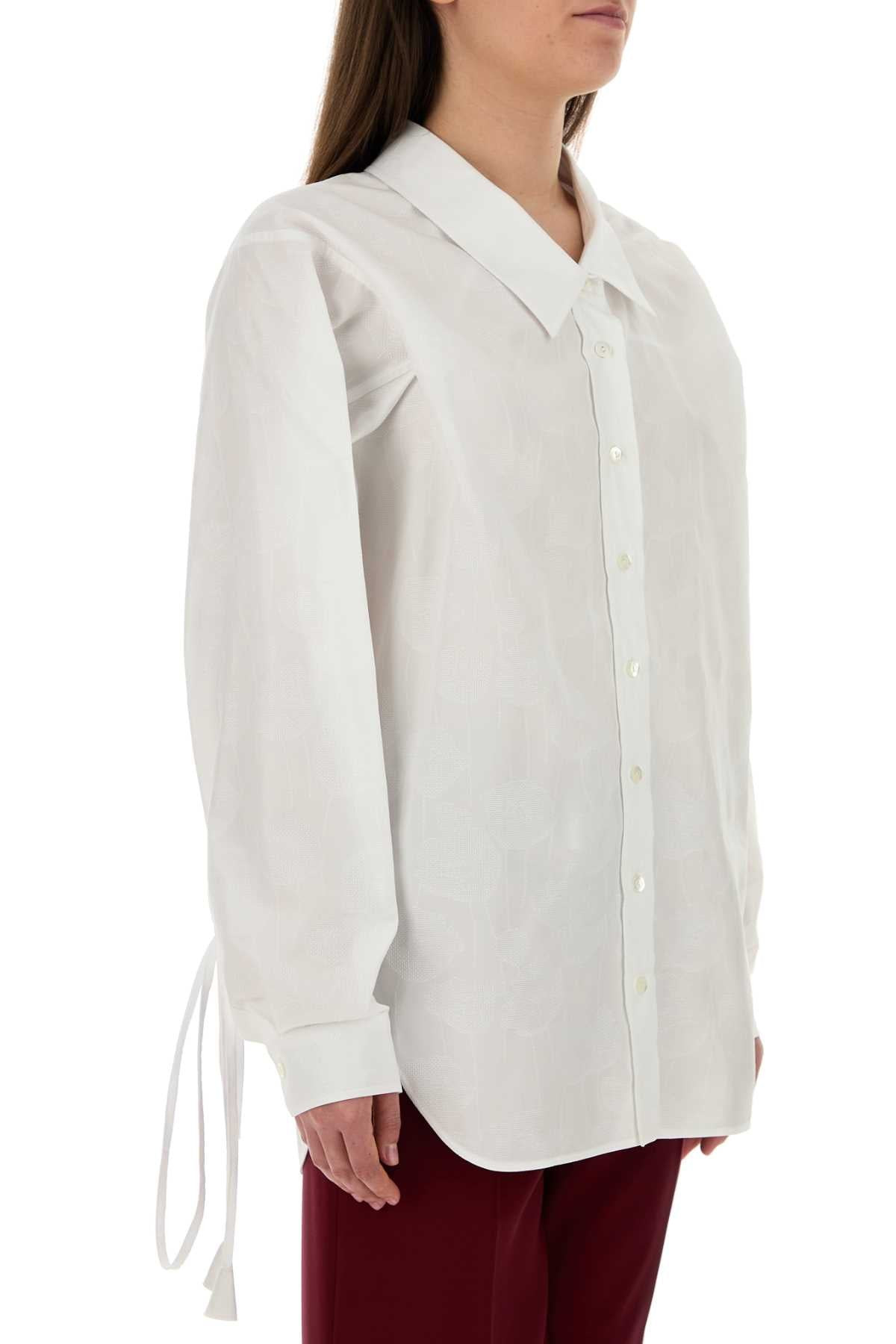 Gucci Women White Cotton Shirt - 3