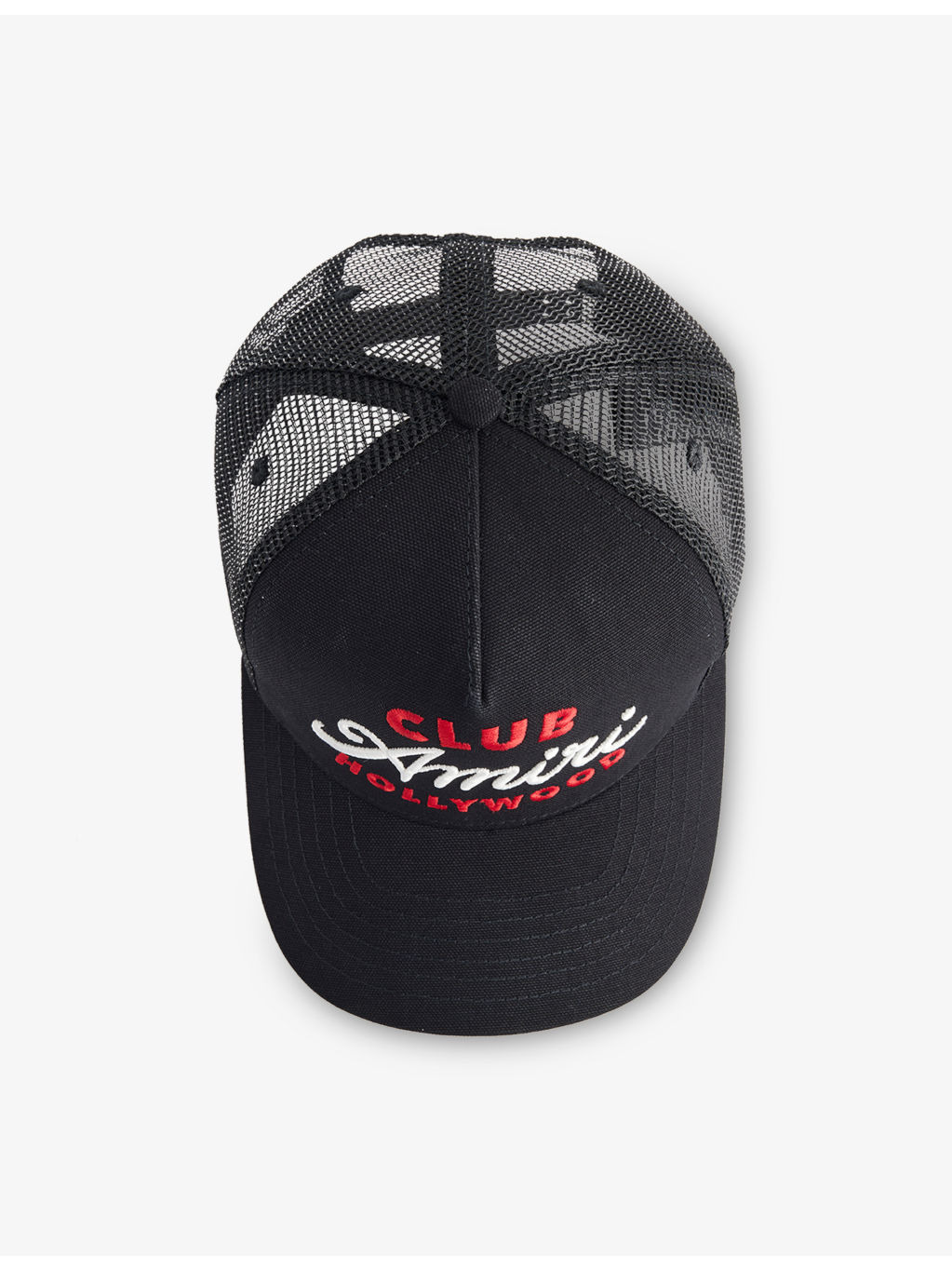 Club Embroidered Cotton Trucker Cap - 4