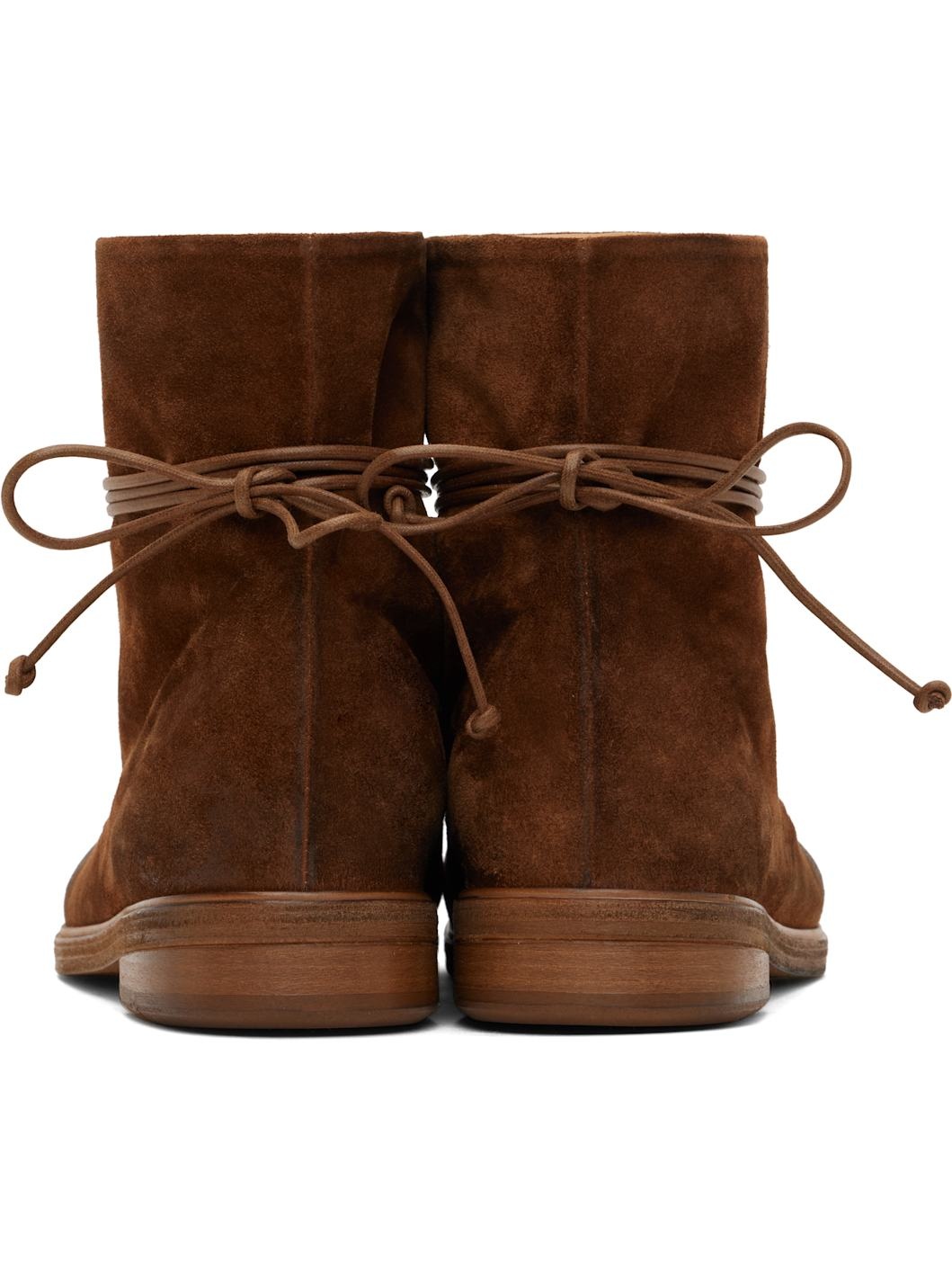 SSENSE Exclusive Brown Zucca Media Ankle Boots - 2