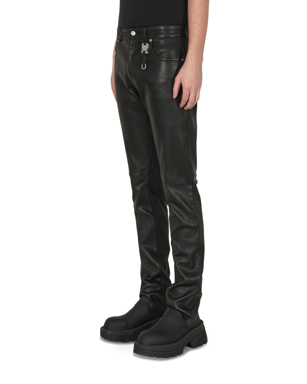 5 PKT LEATHER PANT - 3