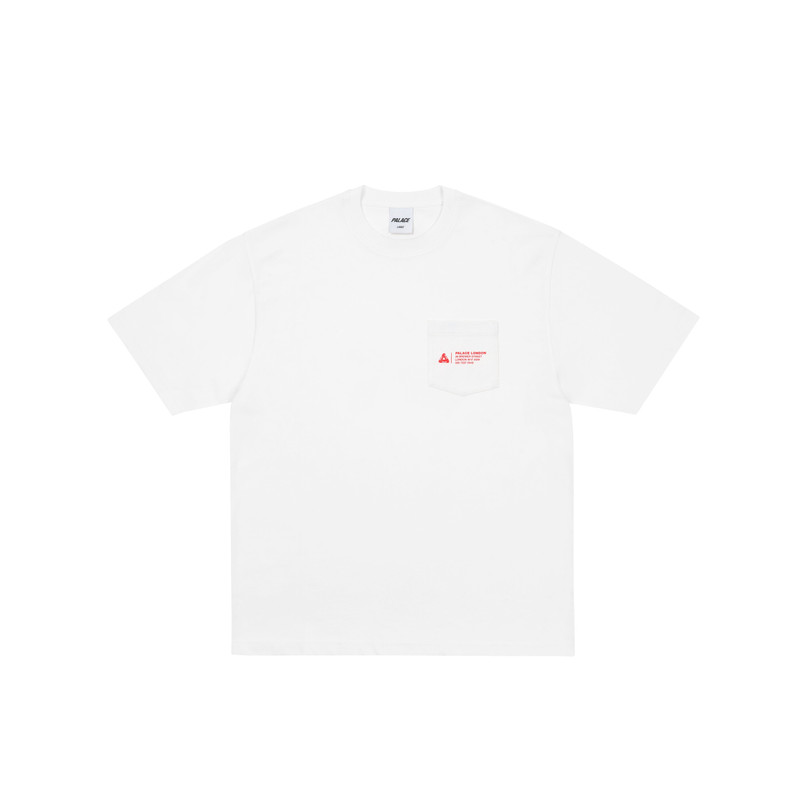 SHOP LOCATOR POCKET T-SHIRT LONDON WHITE 1
