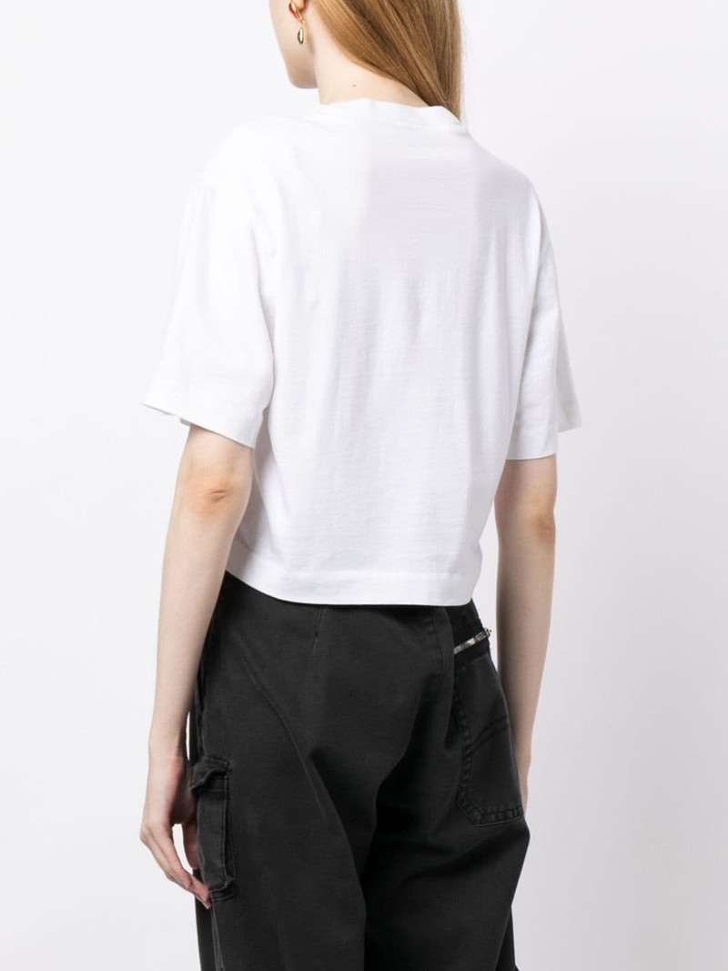 slogan-print cotton T-shirt 4