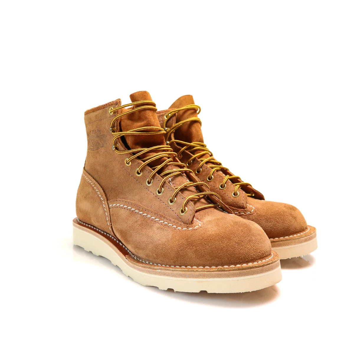 Wesco X Brooklyn Clothing Custom 6" Jobmaster British Tan Roughout - 1
