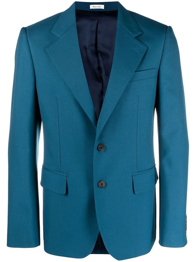 tailored single-breasted blazer 1