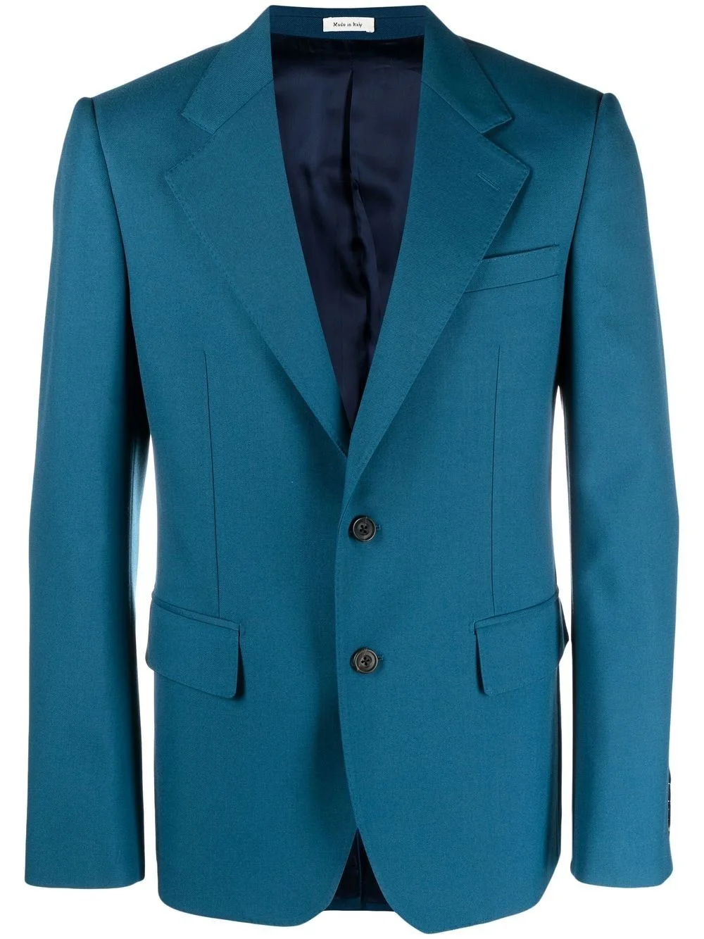 tailored single-breasted blazer - 1