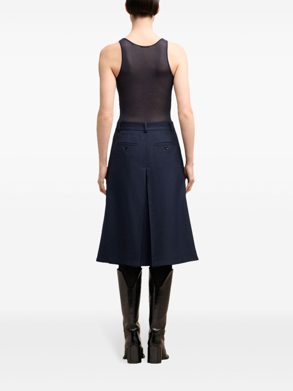paneled knee-length shorts - 4